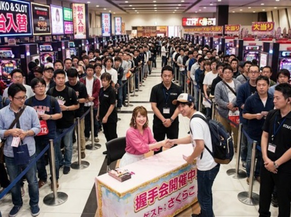 【驚愕】パチンコ演者の総数はMAX1700人程いて、ホールは来店イベントなどに年間で約280億円も払っている模様