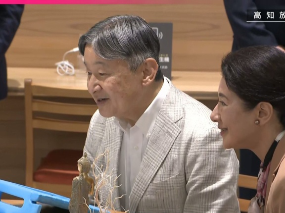 天皇夫妻　高知県訪問二日目