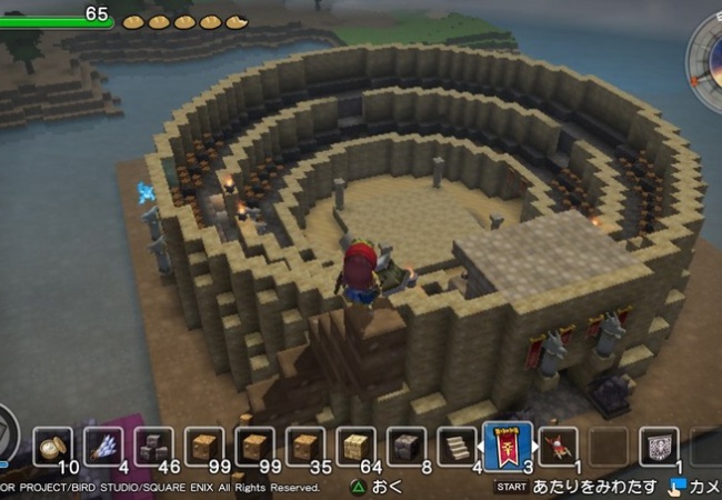 【ドラクエビルダーズ】コロシアム場作ってみた！【DQB】