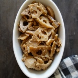 『ご飯が進む♪レンジで★れんこんのごま和え【レシピ2373】#お弁当 #お弁当おかず #簡単レシピ #時短料理 #レンチン #電子レンジ料理 #レシピ #おかず #節約レシピ #れんこん #白すりごま』の画像