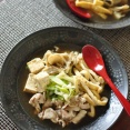 お汁まで飲み干しちゃう!? 【豚しゃぶと舞茸マイタケのしっとり煮】と絶妙な焼き加減のサーロインステーキで晩ごはん
