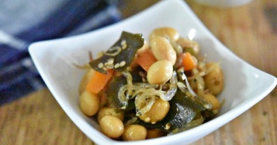 【覚えておきたい副菜シリーズ】地味で素朴なおかずなのに他におかず要らず！！大豆とちりめんじゃこの煮物の作り方