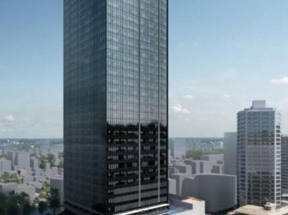 地上38階「北青山三丁目地区市街地再開発事業」に建築計画のお知らせ設置！高さ180mの超高層ビルが青山通り沿いで2026年6月1日に着工