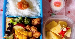 子どもの好きなもの詰め込みました弁当