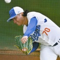 【中日】近藤廉、球速アップを目指す！「真っすぐだけを」25球力強く投げ込む