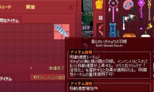 移動速度増加3％の柔らかいガチョウの羽根…体感でわずかに速い！