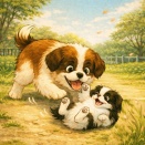 パピーちゃんとぷぅ