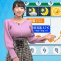 【画像】お天気お姉さん、ボリューミーwwwww
