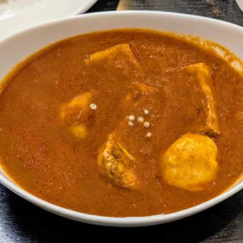 「デリー上野店」で木曜日日替わり「カラヒ」をタンドリーセットで