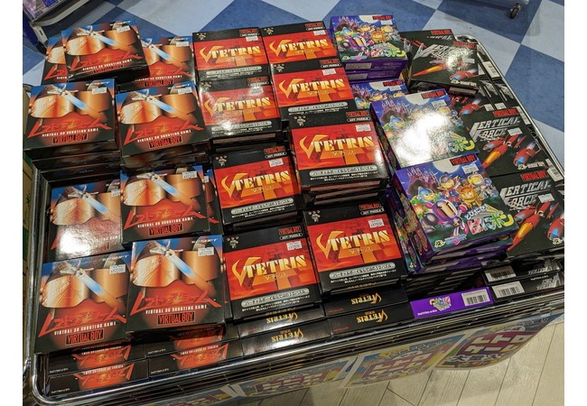 駿河屋、なぜかバーチャルボーイの新品ソフトを大量入荷してしまう