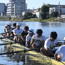 東日本新人選手権M8+"淡青"