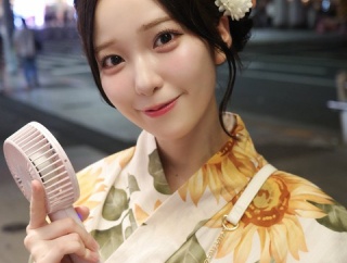 【≒JOY】逢田珠里依・小澤愛実・山田杏佳、浴衣でお祭り👘
