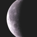 『おひつじ座で輝くお月様（月齢24.2）＆今日の太陽面 ☆彡』の画像