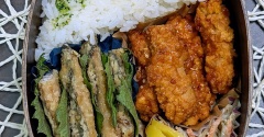 寝不足気味に～夫のお弁当370