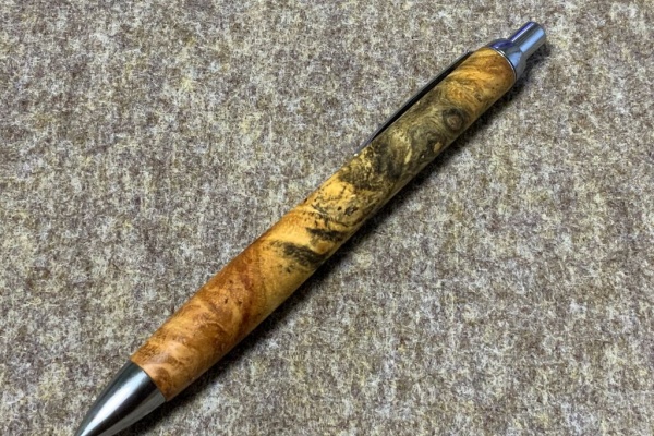 花梨瘤紅白青.トリコロール.ボールペン. Craft 七尾（3 極上＋