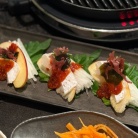 サムギョプサルと鰤のフェの夜ごはん