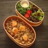 『1722個目の2020/4/1のパートナーの相棒のボリューミーお弁当 【#お弁当】』の画像