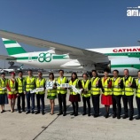 『キャセイ航空創立80周年、復刻版レトロ塗装機を就航』の画像