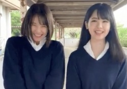 【神GIF】清宮レイちゃんの女子高生姿wwwwwwwww