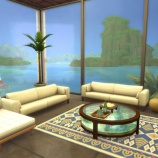 『【Sims4建築】バリ島風の別荘』の画像