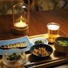 最近、こんな食卓が増えてきた。一人飲みを楽しんだ日。