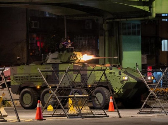 台湾陸軍憲兵隊が台北市で市街地防衛訓練を実施…中国の武力侵攻を想定！