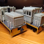 クローゼットの中の鉄道模型