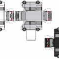 ペーパークラフト　ダイハツ・アトレー7　後期型