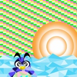 『暖色背景に紛れているのは』の画像