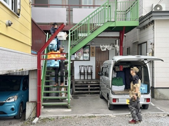 函館市本町31 かくれそば処 番屋(ばんや) その9 秋限定メニュー きのこそば800円