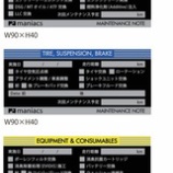 『メンテナンス記録ラベルの一般販売用を開発中!』の画像