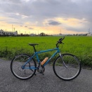 真夏の夕暮れライド