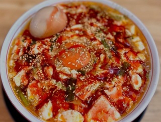 激辛🔥東成区にある『麺匠 輪』で麻婆豆腐ラーメンを味わう🍜【東成区深江北】