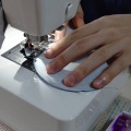 インターンがま口製作過程