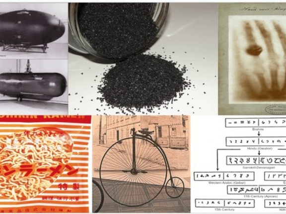 アメリカ「核兵器！」中国「火薬！」日本「インスタント麺！」お前らの国の発明といえば何？