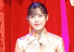 【朗報】柴田柚菜ちゃんのチャイナドレス姿、エグすぎるwwww