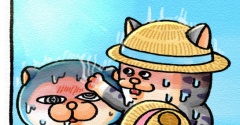 【メロとタビ】ちょっと涼みに