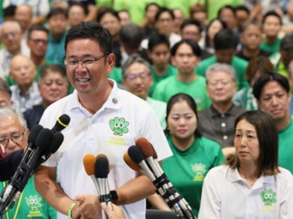 沖縄県知事選　古謝玄太氏が初当選！玉城デニー氏敗れる