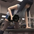 ジムで筋トレ中のNaruto girlsをハメていく（予定）