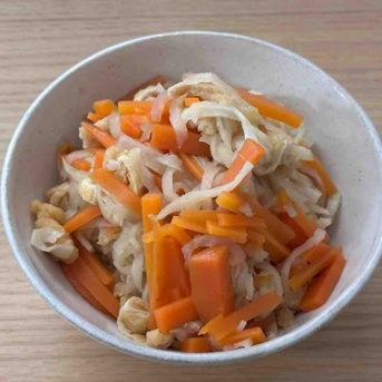 定番お惣菜、切り干し大根の煮物