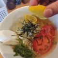 灼熱の暑さに冷え冷えの『冷やしラーメン』を食す。飯田市『シン・鷄研』