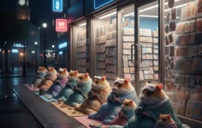 徹夜でシール買う為に並んでいる人がいるという現実