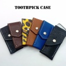 新作は本革 レザー 爪楊枝 ケース トゥースピックケース ハンドメイド レザークラフト