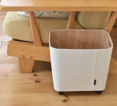 【リビングをスッキリさせる秘密兵器】子どもの荷物の一時置きに便利！買ってよかったキャスター付き収納(*´∇｀*)