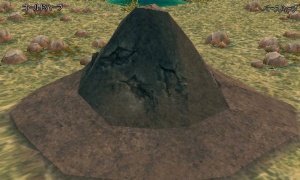 ファームストーンが顔に見える…