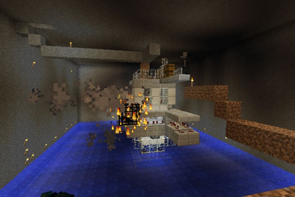 ケイブスパイダーの経験値トラップを作る 3 マインクラフトてんやわんや開拓記