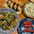 行き当たりばったり晩ごはん