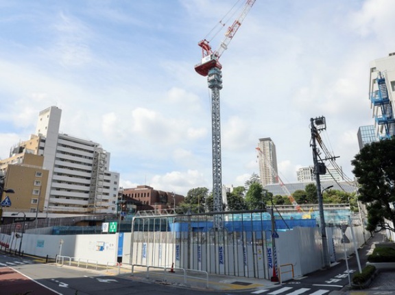 地上46階「赤坂七丁目2番地区第一種市街地再開発事業」の建設状況！躯体工事が始まった分譲タワマン（2026.8.22）