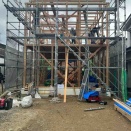 宮古市内新築現場