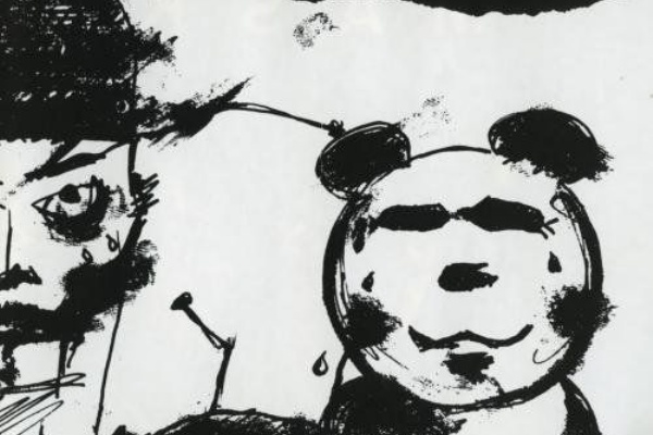 バウハウス　ダニエルアッシュ直筆　絵画　2枚セット バウハウス ダニエルアッシュ直筆 絵画 2枚セット バウハウス